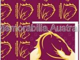 Birthday Cards Brisbane Broncos Nrl Card and Wrap Pack Brisbane Broncos Nrl