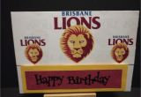 Birthday Cards Brisbane Roffeycreations Brisbane Lions Cards
