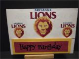 Birthday Cards Brisbane Roffeycreations Brisbane Lions Cards