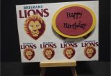 Birthday Cards Brisbane Roffeycreations Brisbane Lions Cards