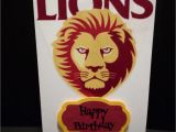 Birthday Cards Brisbane Roffeycreations Brisbane Lions Cards