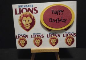 Birthday Cards Brisbane Roffeycreations Brisbane Lions Cards