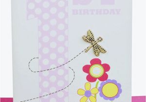 Birthday Cards Bulk Buy Happy 1st Birthday Greeting Card butterfly Lil 39 S Cards