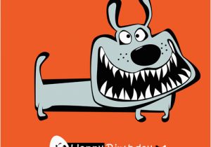 Birthday Cards Cartoon Character Funny Cartoon Character with Birthday Cards Set Vector 03