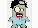 Birthday Cards Cartoon Character Zombie Cartoon Character Greeting Cards Zazzle