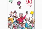 Birthday Cards Delivered Same Day 90th Unisex Birthday Card Quentin Blake Same Day