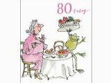 Birthday Cards Delivered Same Day Birthday Feast 80th Birthday Card Quentin Blake Same