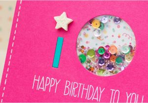 Birthday Cards for 10 Years Old Girl Catered Crop Happy Birthday Shaker Card Mayholic In Crafts