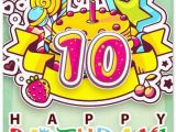 Birthday Cards for 10 Years Old Girl Happy 10th Birthday Images Lovely Happy 10th Birthday