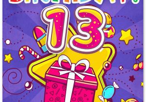 Birthday Cards for 13 Year Old Boy Happy 13th Birthday Wishes for 13 Year Old Boy or Girl