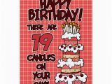 Birthday Cards for 19 Year Olds Happy Birthday 19 Years Old Card Zazzle