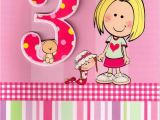 Birthday Cards for 3 Years Old Girl Girls 3rd Birthday 3 Three today Card Cards Love Kates