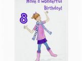 Birthday Cards for 8 Years Old Girl Birthday Card for 8 Yr Old Girl Zazzle