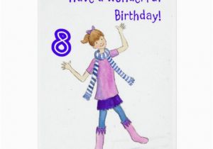 Birthday Cards for 8 Years Old Girl Birthday Card for 8 Yr Old Girl Zazzle