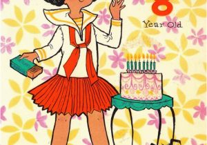 Birthday Cards for 8 Years Old Girl Items Similar to Vintage 1960s Happy Birthday 8 Year Old