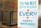 Birthday Cards for A Boyfriend Boyfriend Birthday Card by A is for Alphabet