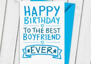 Birthday Cards for A Boyfriend Happy Birthday Boyfriend Card by A is for Alphabet