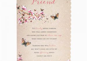 Birthday Cards for A Special Friend Special Friend Birthday Card butterflies Flowers