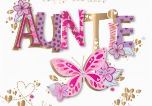 Birthday Cards for Auntie Auntie Birthday Handmade Embellished Greeting Card Cards