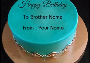 Birthday Cards for Brother with Name Brother Birthday Wishes Special Cake with Your Name