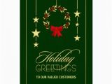 Birthday Cards for Business Customers Corporate Holiday Greeting Cards for Customers Zazzle