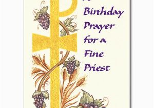 Birthday Cards for Catholic Priests A Birthday Prayer for A Fine Priest Birthday Card