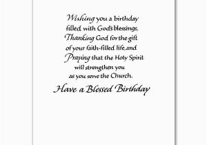 Birthday Cards for Catholic Priests Blessings for A Special Priest Priest Birthday Card
