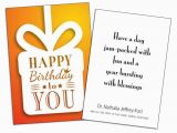 Birthday Cards for Customers Birthday Card Insert Sample Wilson Printing Usa