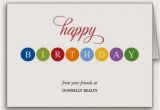 Birthday Cards for Customers Business Birthday Cards 1 Card Design Ideas