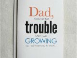 Birthday Cards for Dad From Daughter Funny Father Birthday Card Funny Dad About All that Trouble