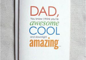 Birthday Cards for Dad From Daughter Funny Father Birthday Card Funny Dad You Know I Think You 39 Re