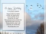 Birthday Cards for Dad In Heaven Happy Birthday to My Dad In Heaven Heaven Holds My Father