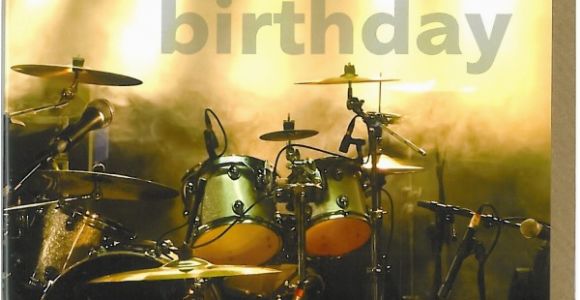 Birthday Cards for Drummers Drums Birthday Card