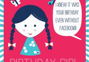 Birthday Cards for Face Book Facebook Birthday Card by Allihopa Notonthehighstreet Com