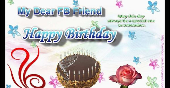 Birthday Cards for Fb Friends Birthday Greeting E Card to A Fb Friend Birthday Cards to