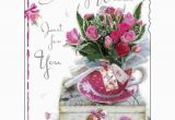 Birthday Cards for Females Birthday Card Female Lady Happy Birthday Roses