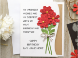 Birthday Cards for Friends with Name Beautiful Rose Birthday Cards for Friends with Name