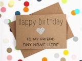 Birthday Cards for Friends with Name Happy Birthday Cards for Friends with Name