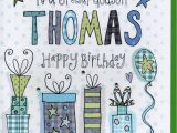 Birthday Cards for Godson Personalised Godson Birthday Card by Claire sowden Design