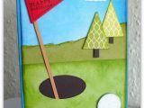 Birthday Cards for Golfers Flower Sparkle Golf Birthday Card for Brett