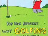 Birthday Cards for Golfers Funny Birthday Cards for Him Cardfool Free Postage