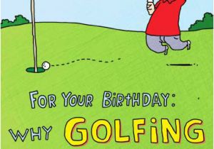 Birthday Cards for Golfers Funny Birthday Cards for Him Cardfool Free Postage