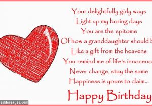 Birthday Cards for Granddaughters Birthday Poems for Granddaughter Wishesmessages Com