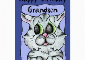 Birthday Cards for Grandson to Print Happy Birthday Grandson Greeting Card Zazzle