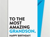 Birthday Cards for Grandson to Print Most Amazing Grandson Birthday Card by A is for Alphabet