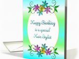 Birthday Cards for Hairdressers Happy Birthday Hair Stylist Shiny Flowers Card 1209136