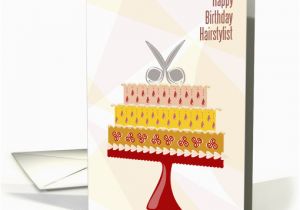 Birthday Cards for Hairdressers Shears Hairstylist Happy Birthday Card 1173494