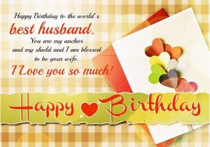 Birthday Cards for Husband On Facebook Happy Birthday Wishes for Husband Wishes Love
