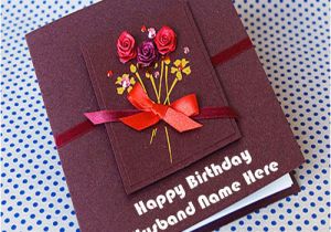 Birthday Cards for Husband with Name and Photo Birthday Cards for Husband with Name
