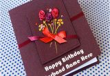 Birthday Cards for Husband with Name Birthday Cards for Husband with Name